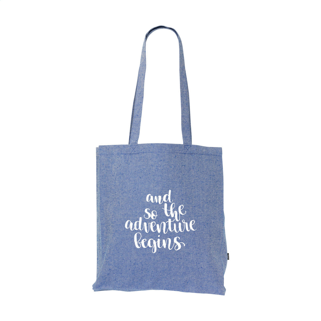 Melange Shopper GRS Recycled Canvas (280 g/m²) Tasche - Blau - Produktbild der Melange Kollektion