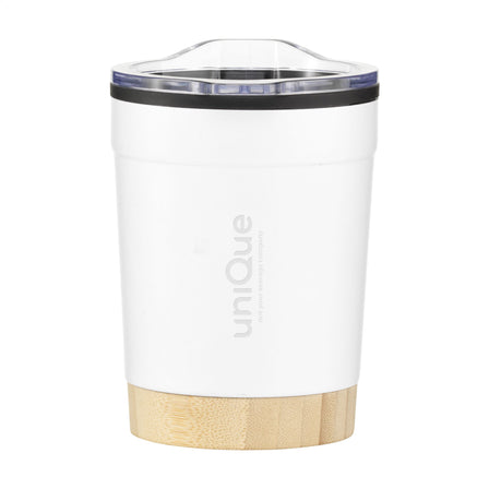 Kobe Bamboo RCS Recycled Steel 350 ml Kaffeebecher - Weiß
