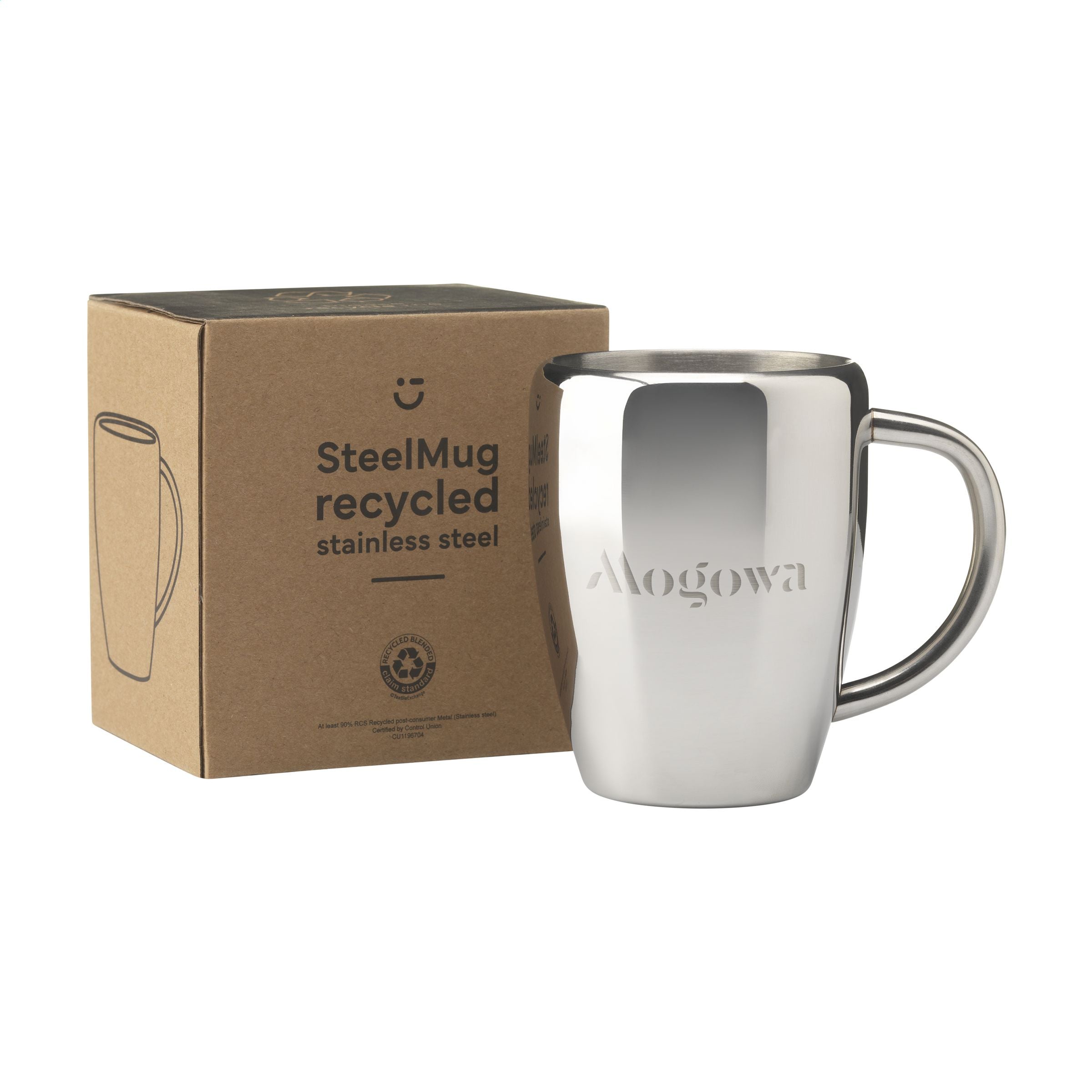 SteelMug RCS Recycled Steel 220 mlTasse - Silber