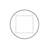 Bild der Druckfläche von Lasergravur CO2 auf dem Deckel, individuelle Namen 50 x 50 mm 4734