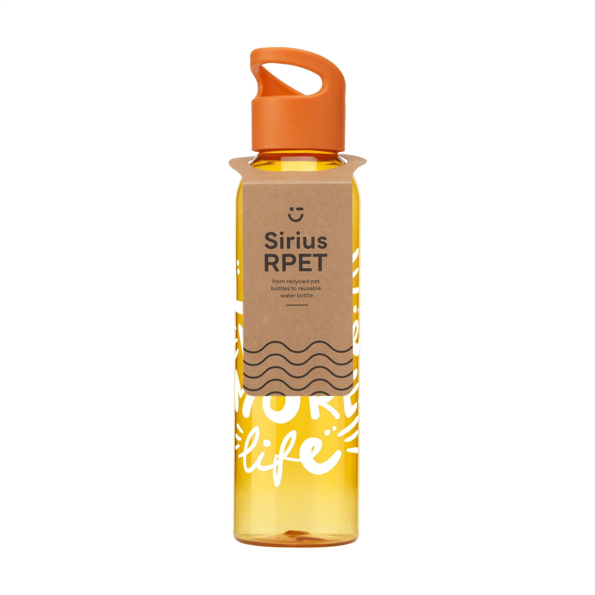 Sirius GRS RPET 650 ml Trinkflasche - Orange