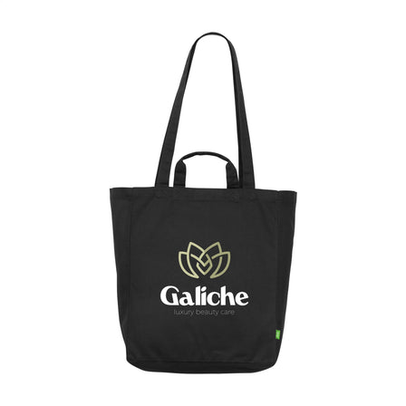 19 l Organic Cotton Canvas Tote Bag (280 g/m²) Tasche - Schwarz