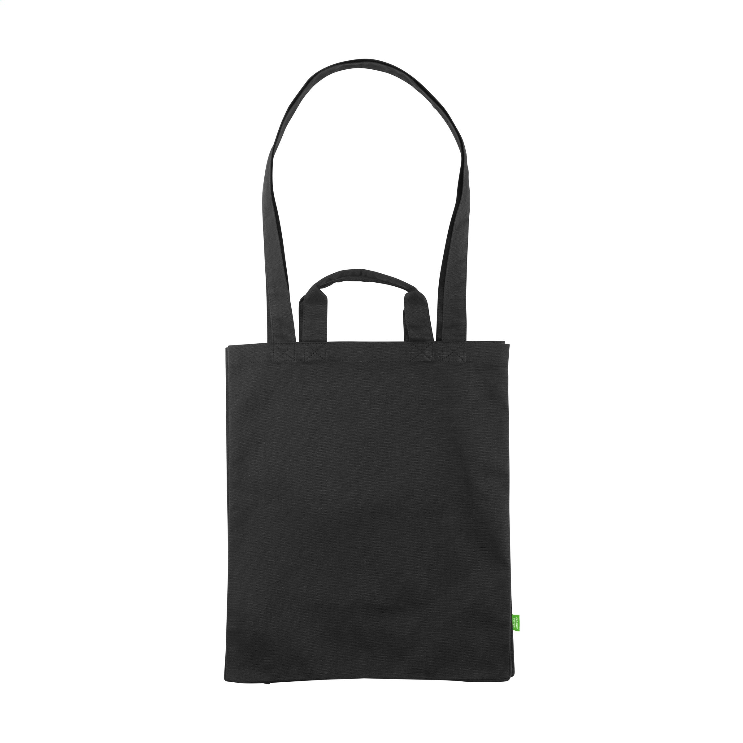 19 l Organic Cotton Canvas Tote Bag (280 g/m²) Tasche - Schwarz - Galerieansicht 3