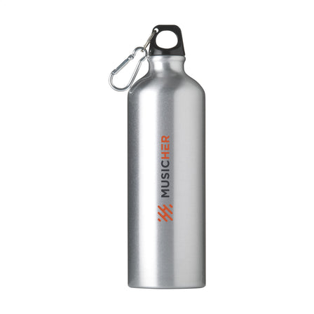 AluMaxi GRS Recycled 750 ml Wasserflasche - Silber