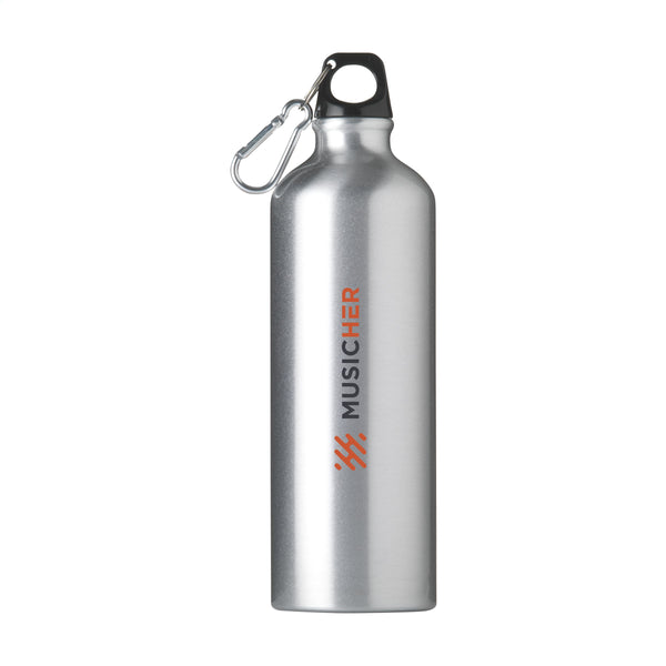 AluMaxi GRS Recycled 750 ml Wasserflasche - Silber