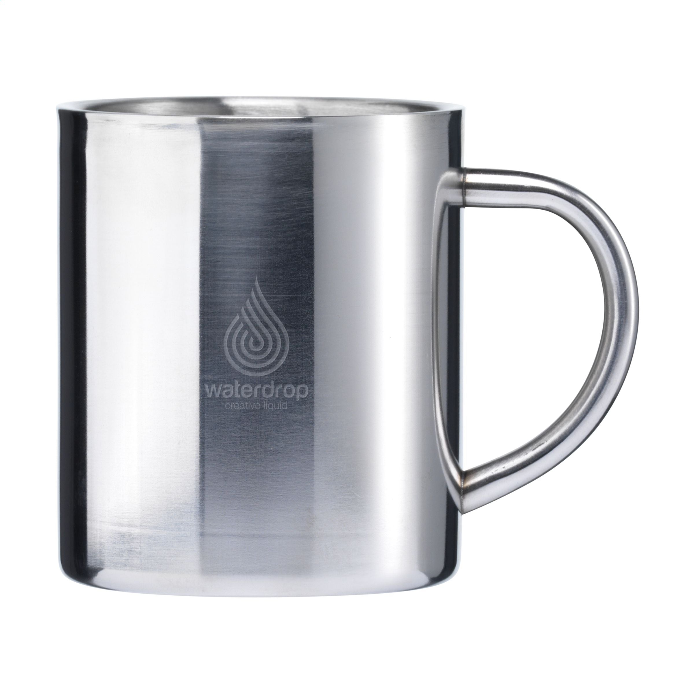 IsoMug RCS Recycled Steel 300 ml Tasse - Silber