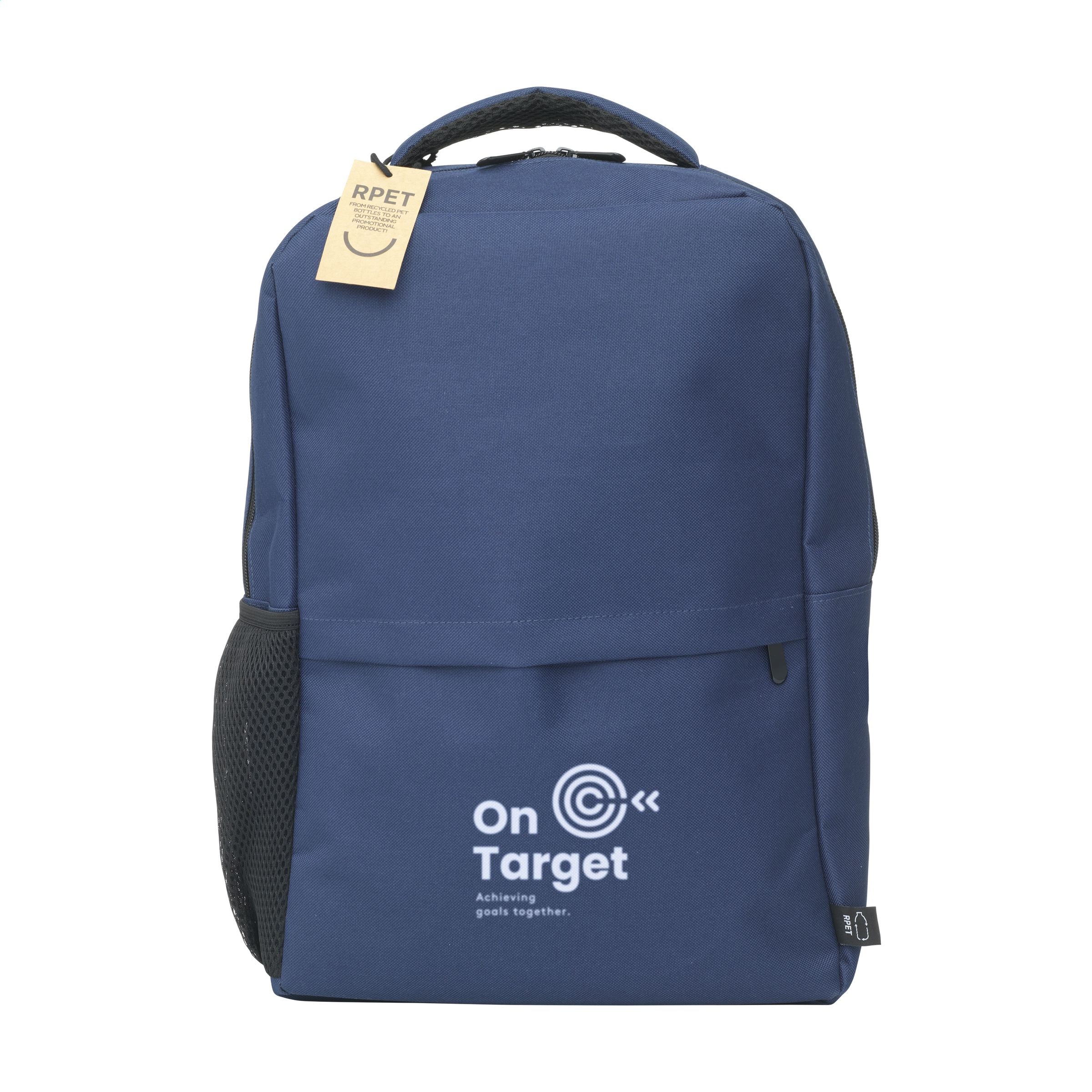 Finley GRS RPET Laptop Backpack Rucksack - Blau