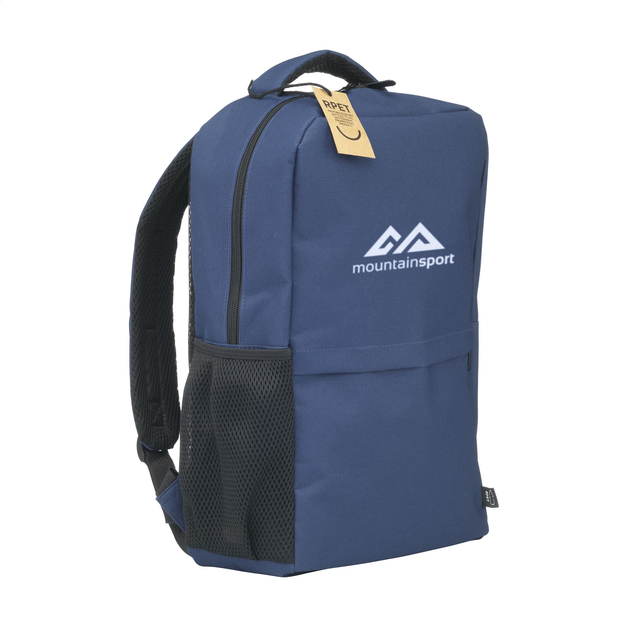 Finley GRS RPET Laptop Backpack Rucksack - Blau