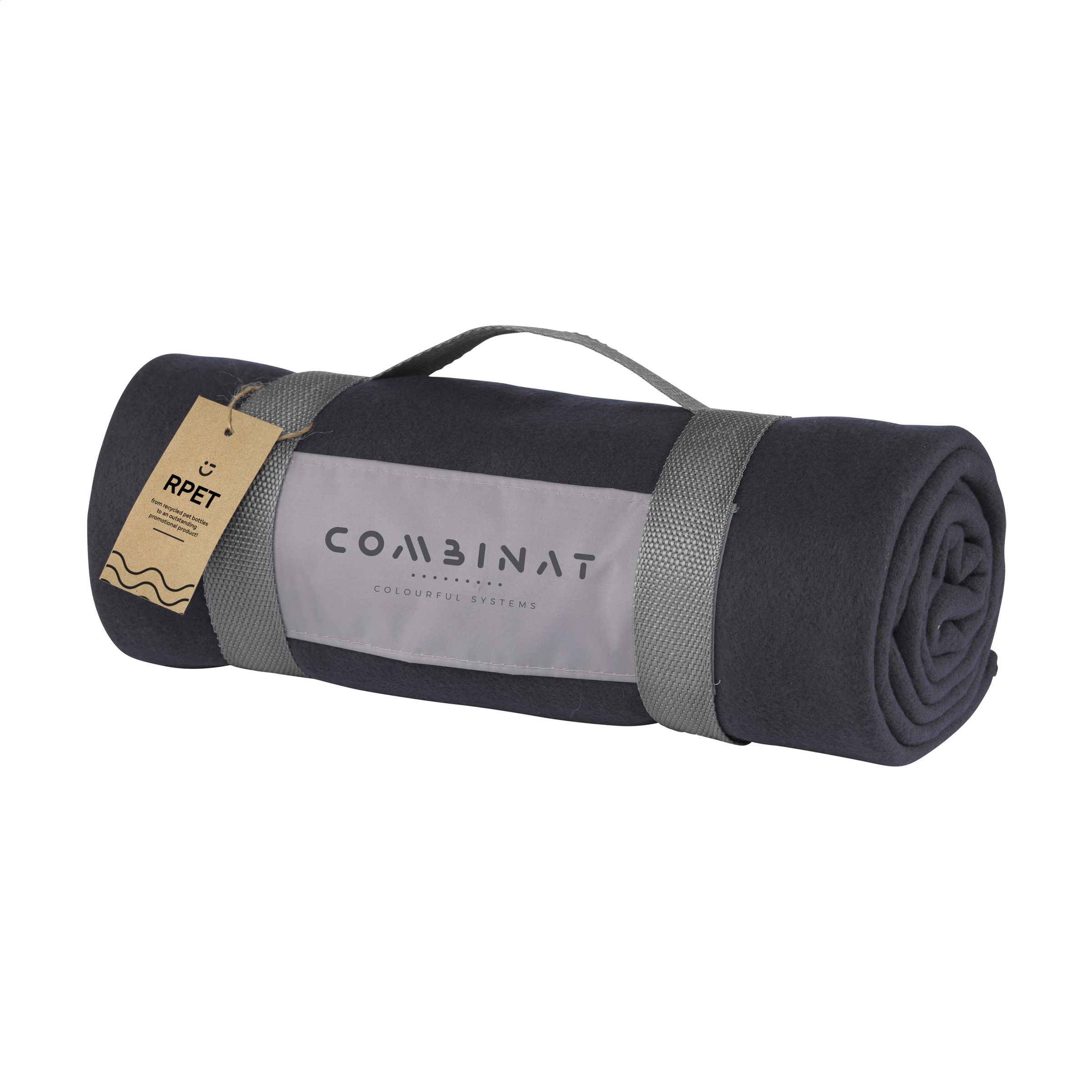 SuperSoft RPET (180 g/m²) Fleecedecke - Schwarz - Galerieansicht 1