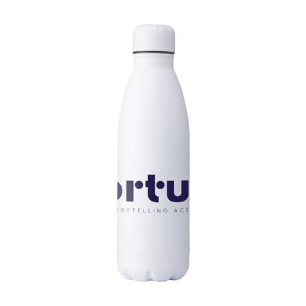 Topflask Premium RCS Recycled Steel 500 ml Trinkflasche - Weiß