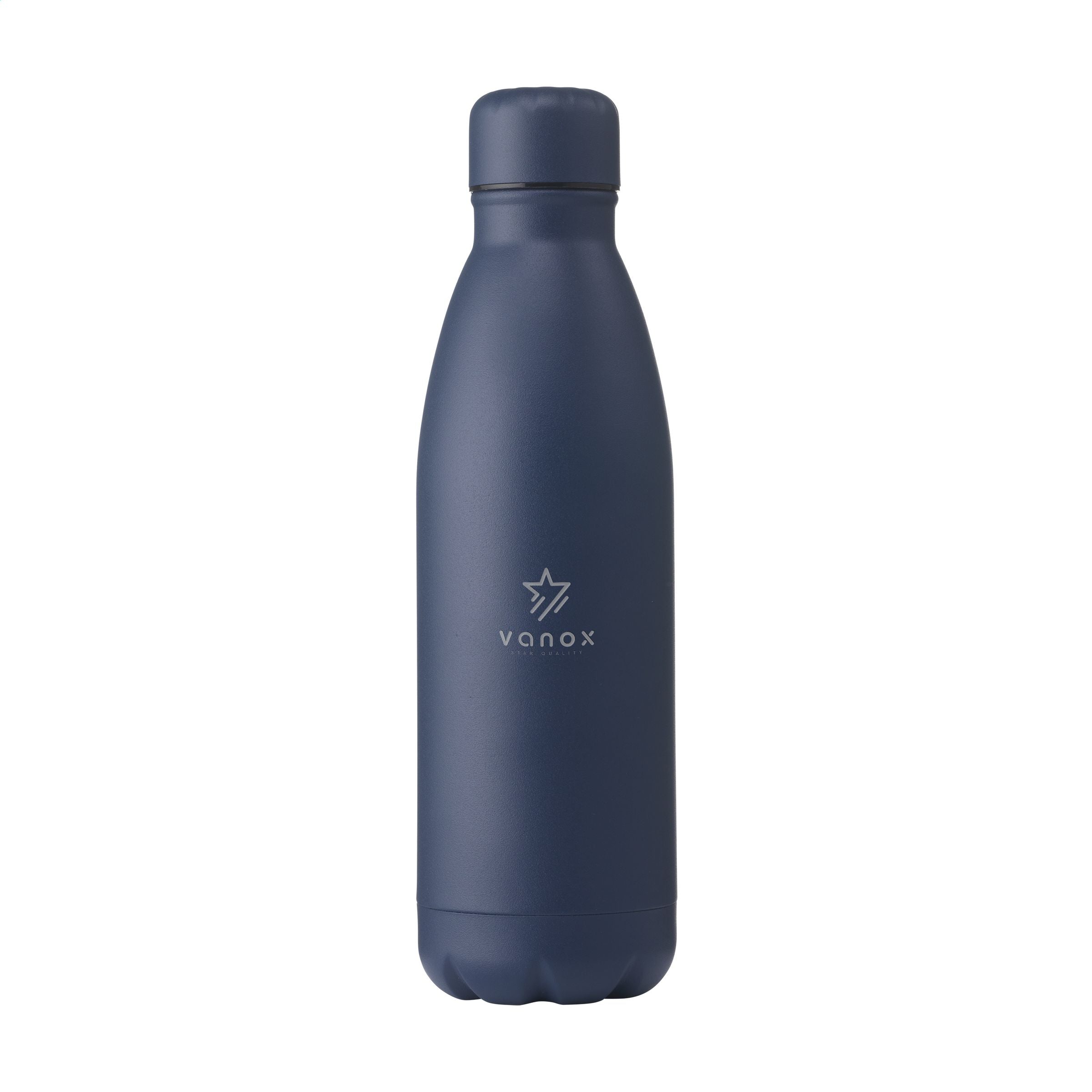 Topflask Premium RCS Recycled Steel Trinkflasche - Dunkelblau