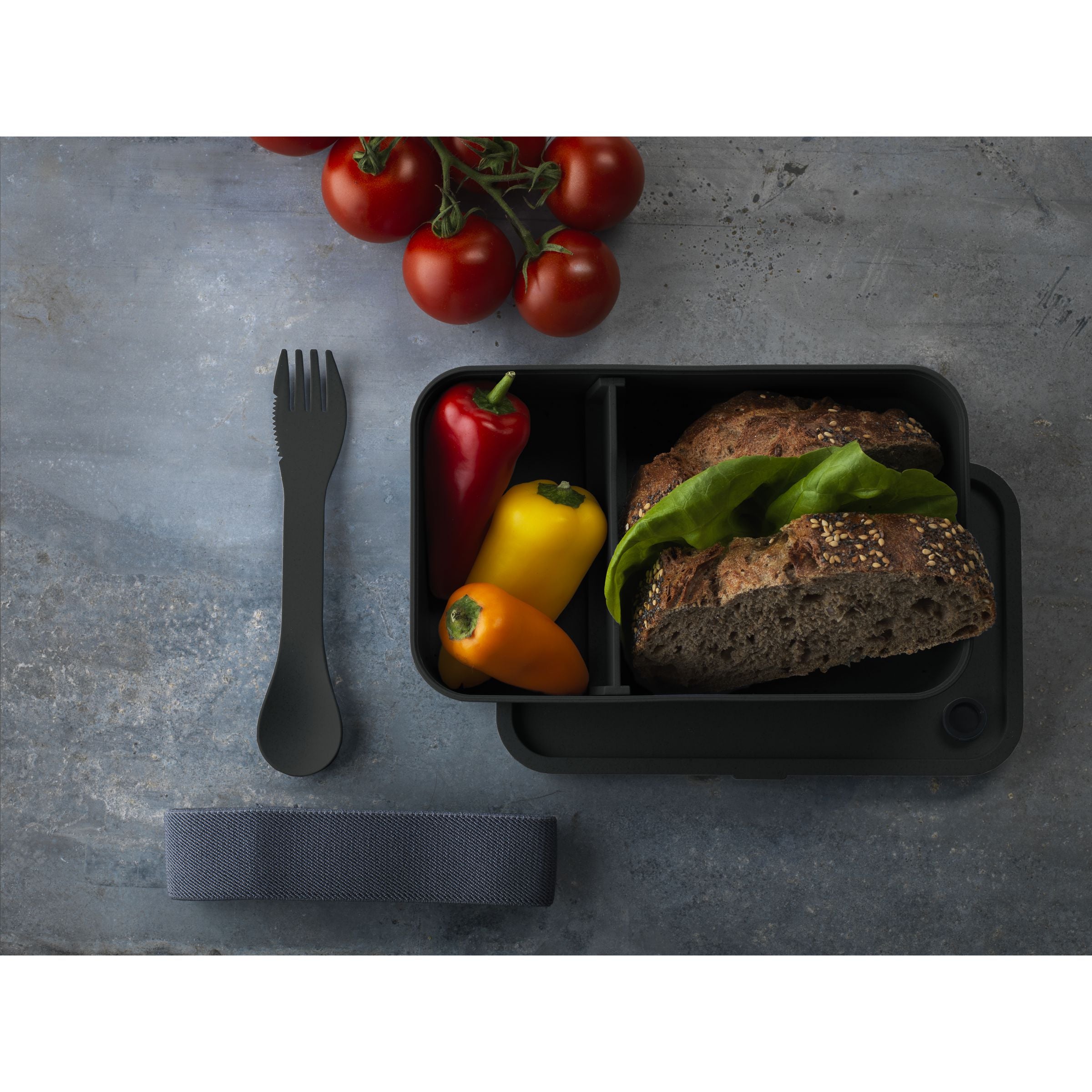 Bento PP Meal Box Lunchbox - Schwarz