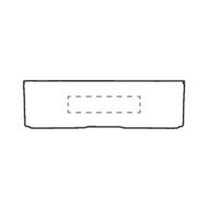 Tampondruck Lange Vorderseite der Dose 90 x 20 mm 5725