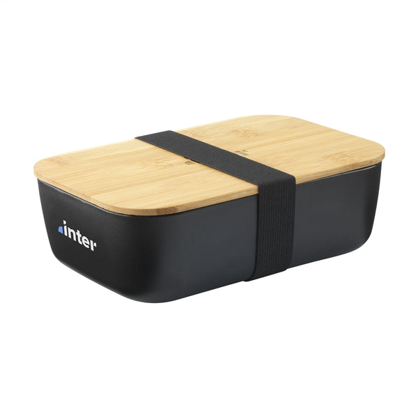 1000 ml Midori Bamboo Lunchbox - Schwarz