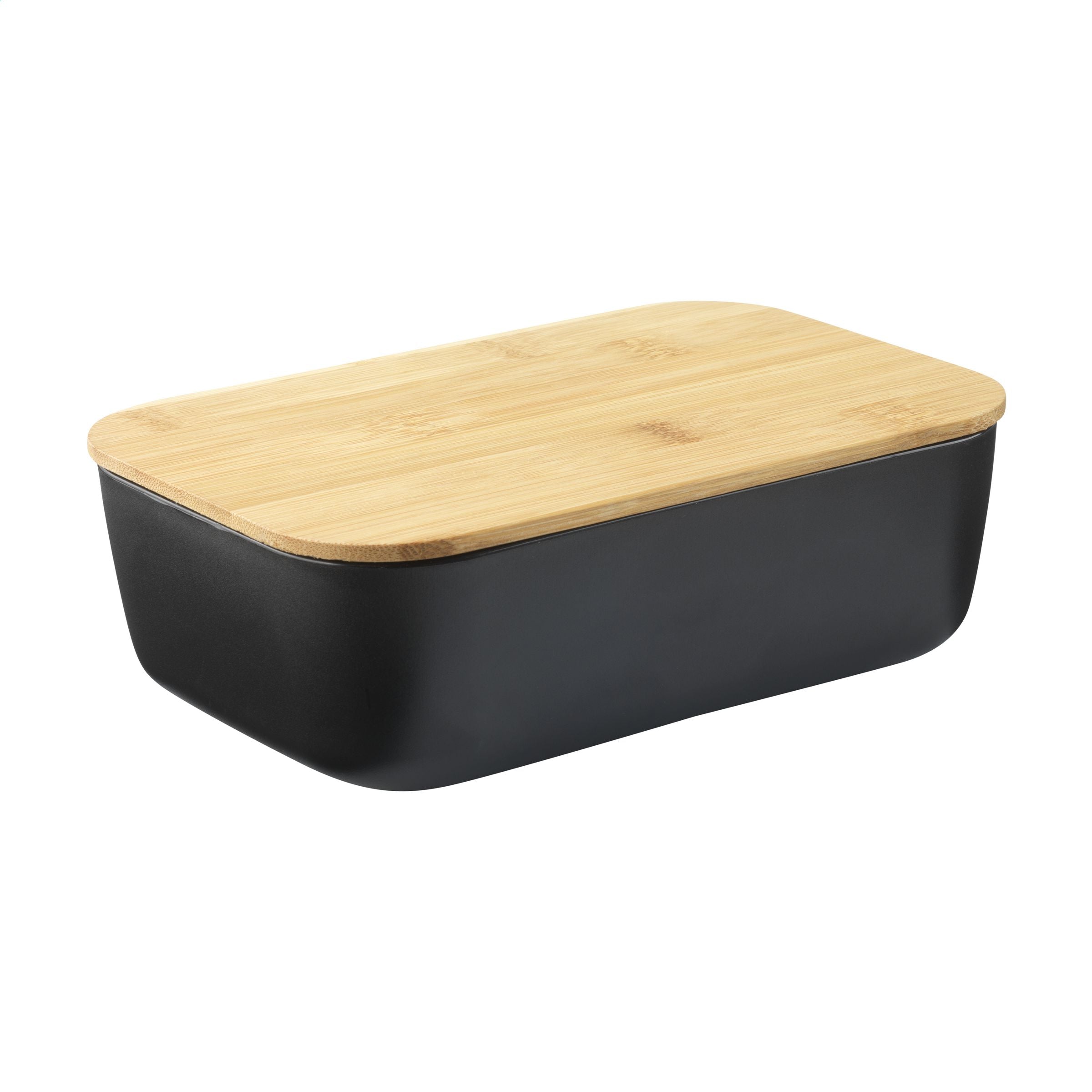 Midori Bamboo Lunchbox - Schwarz