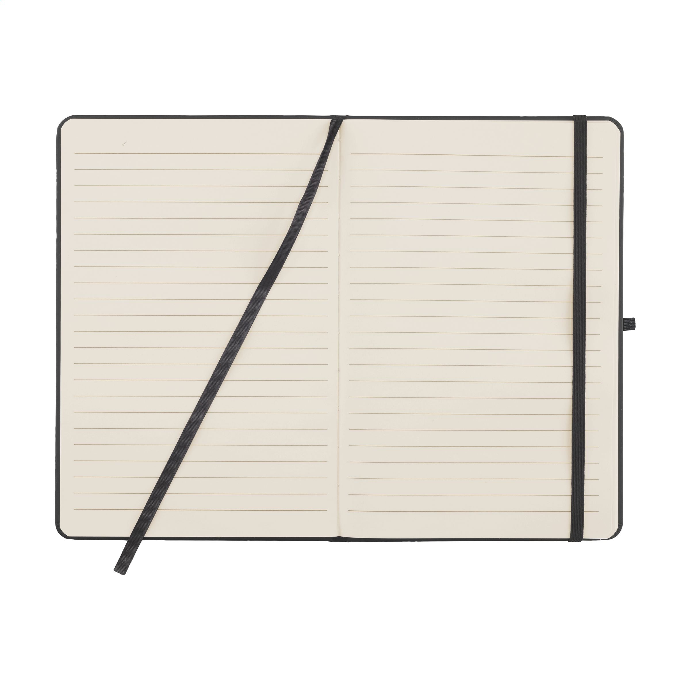 Porta RPET Notebook A5 Notizbuch - Schwarz