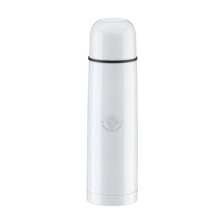 ThermoColour RCS Recycled Steel 500 ml Thermoflasche - Weiß