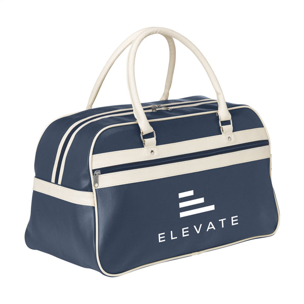 RetroSport Sporttasche - Blau/beige