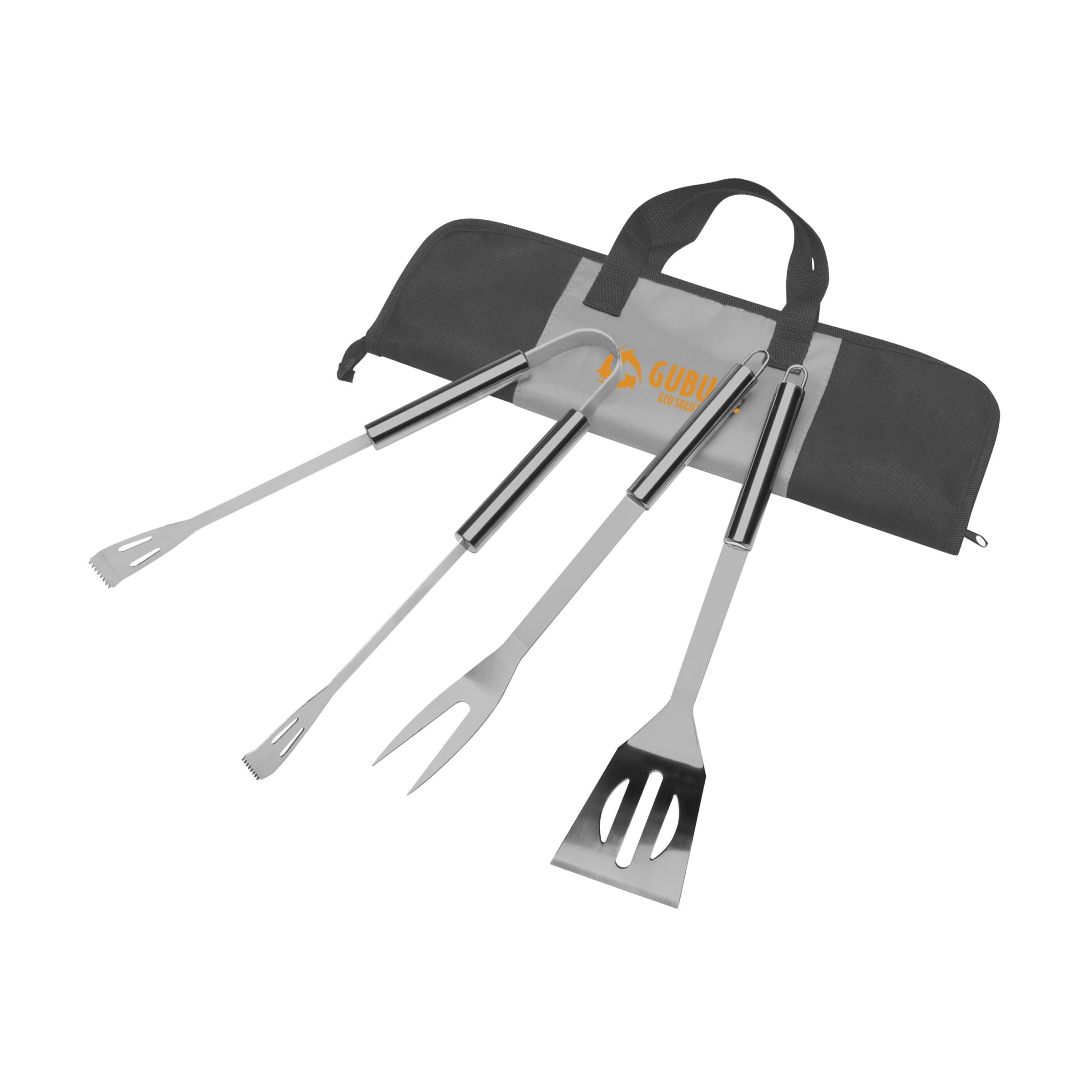 BBQ-Kit Barbecueset - Hellgrau