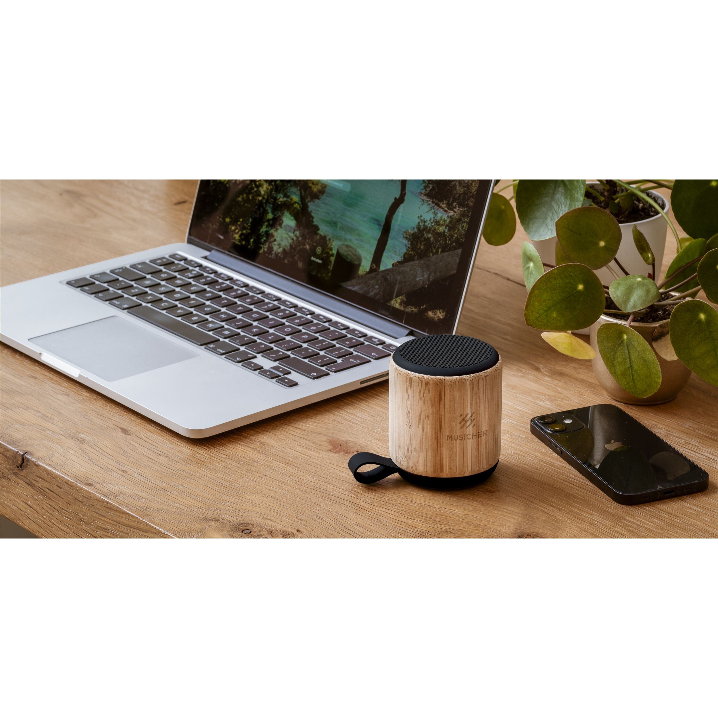 Timor Bamboo Wireless Speaker - Bambus