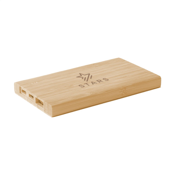 Bamboo 4000 Powerbank externes Ladegerät - Bambus