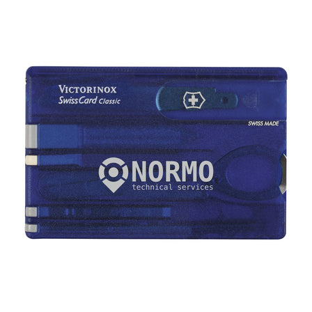 Victorinox Swisscard Classic - Transparent Blau
