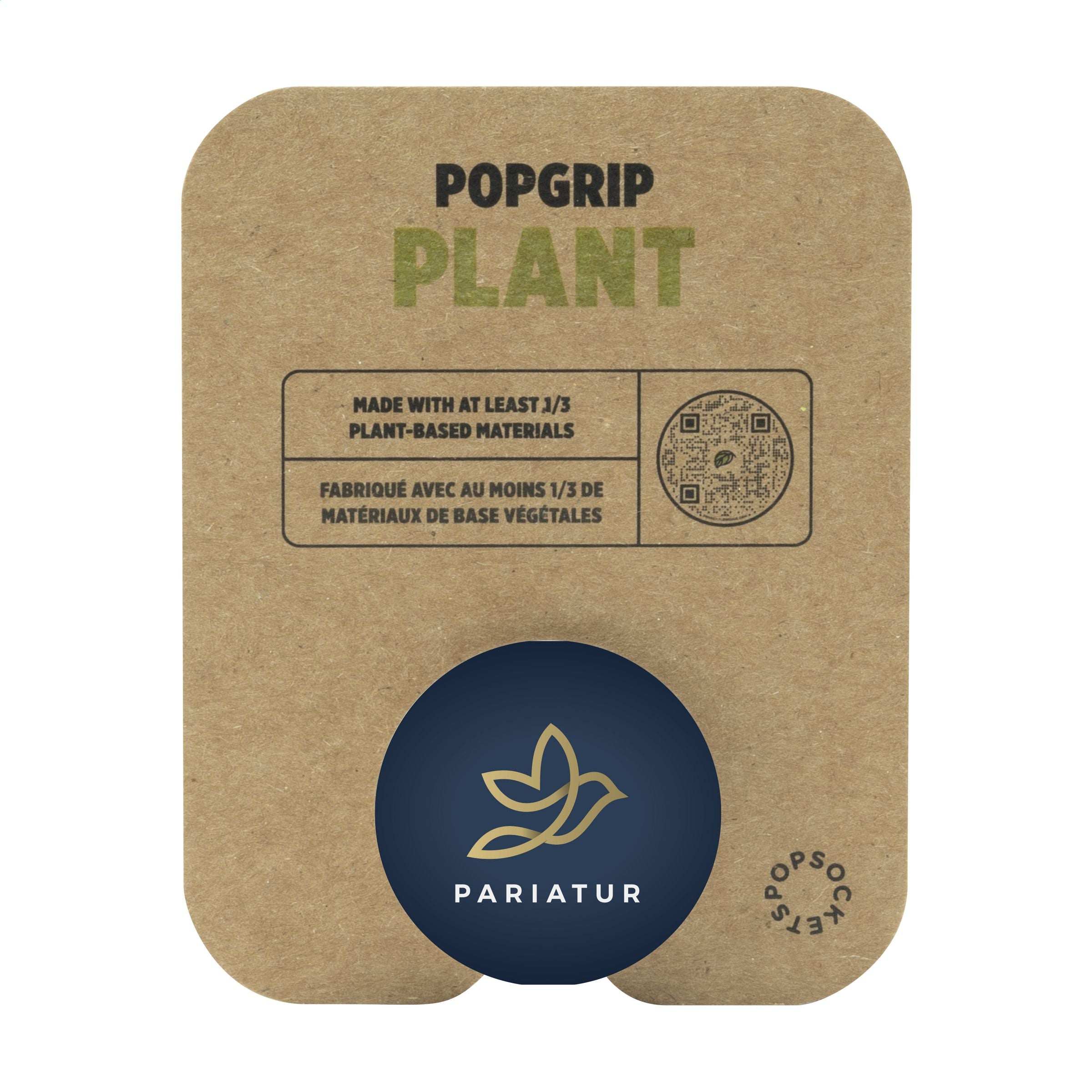 PopSockets® Plant Handyhalter - Transparent Grau