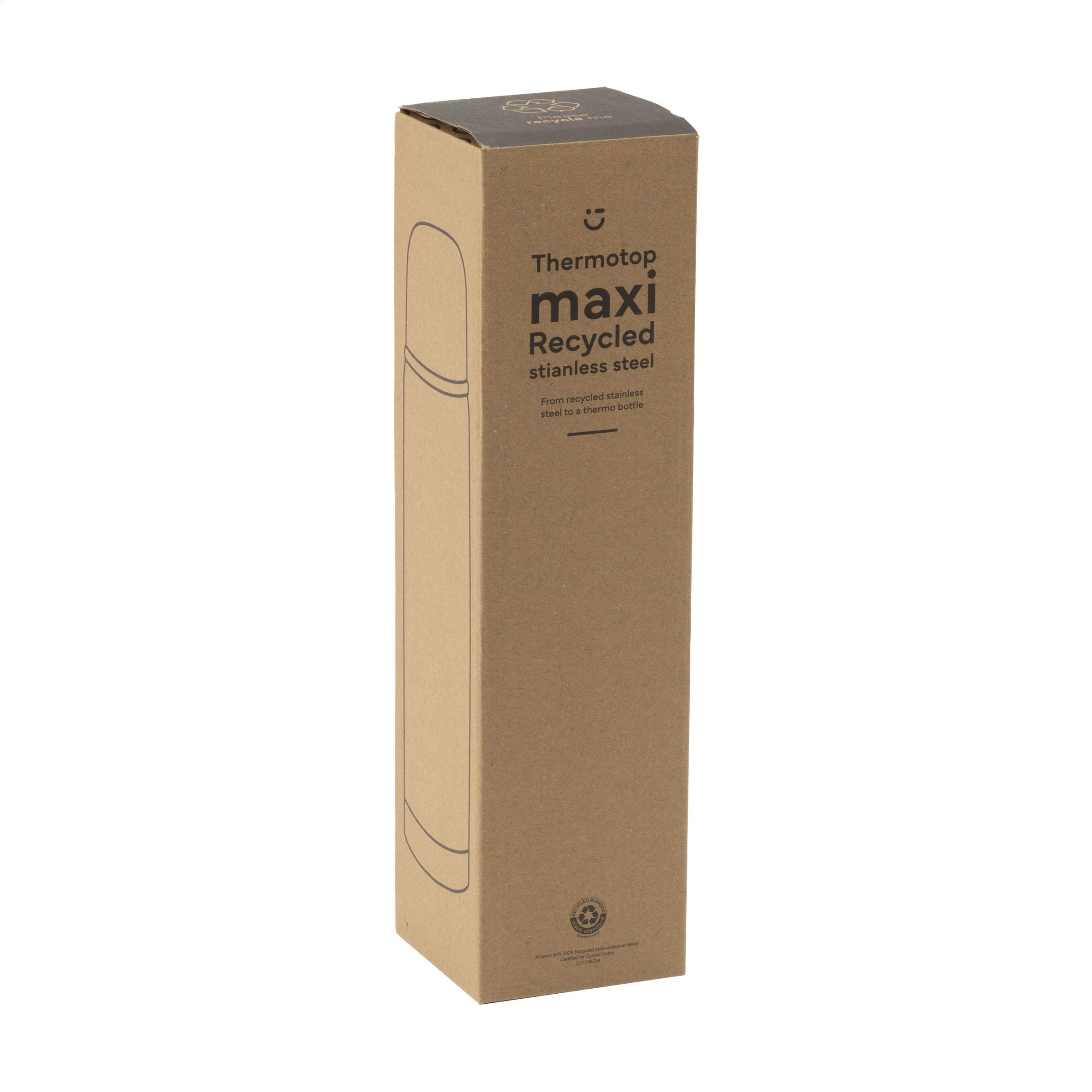 Thermotop Midi RCS Recycled Steel 1000 ml Termoflasche - Silber