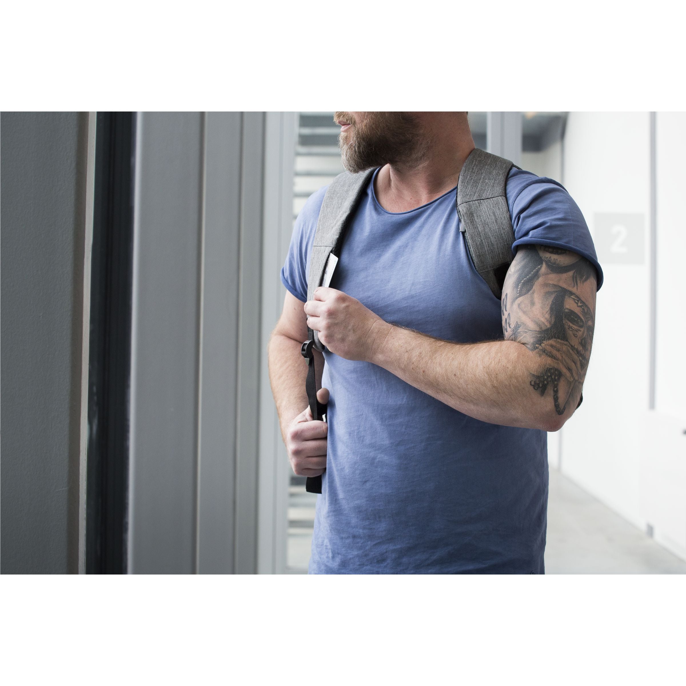 Jayden RFID Anti-Theft Rucksack - Dunkelgrau