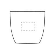 Bild der Druckfläche von Tampondruck auf der Rückseite 50 x 30 mm W116