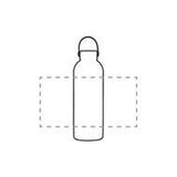 Bild der Druckfläche von Digitaldruck 360º GLOSS rundum (auf weiß  nicht möglich) 234 x 120 mm W391
