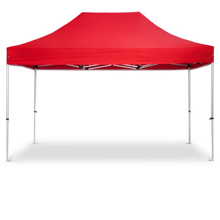 BailenaTents® AluPro40 Faltpavillon (Rahmen + Dach) Rot 3 x 2 m