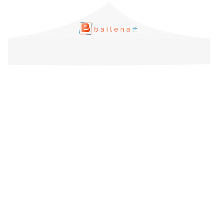 BailenaTents® AluPro40 Dach 300g/m2 inkl. 4x Logodruck Dachschräge