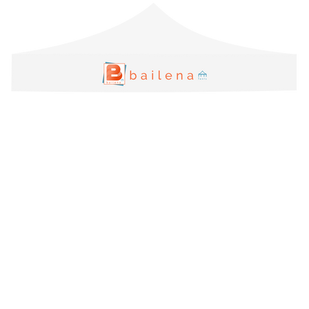 BailenaTents® AluPro40 Dach 300g/m2 inkl. 4x Logodruck Volant