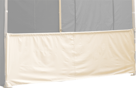 BailenaTents® AluPro40 Halbwand 300g/m2 Beige 4m