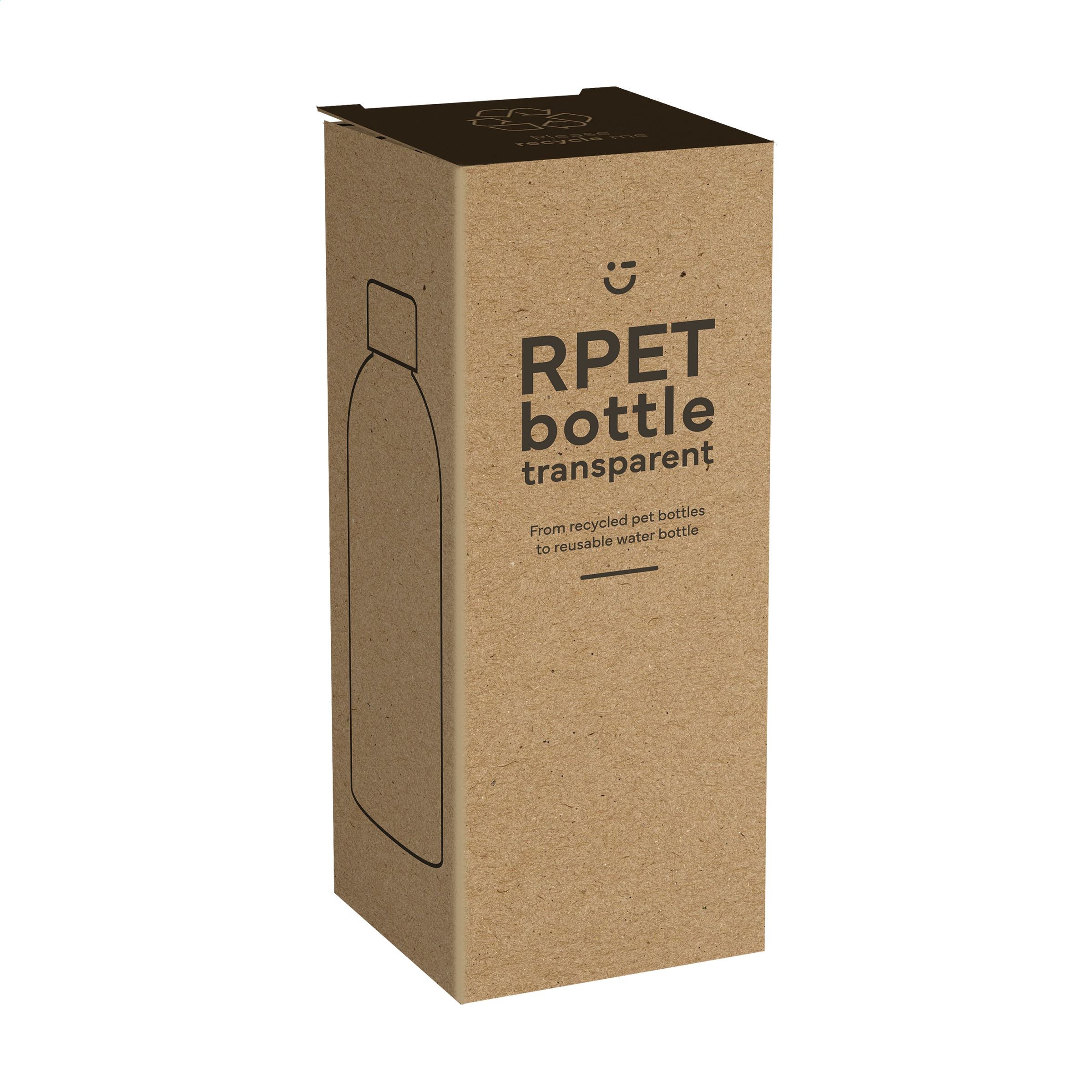 RPET Bottle 500 ml Wasserflasche - Schwarz