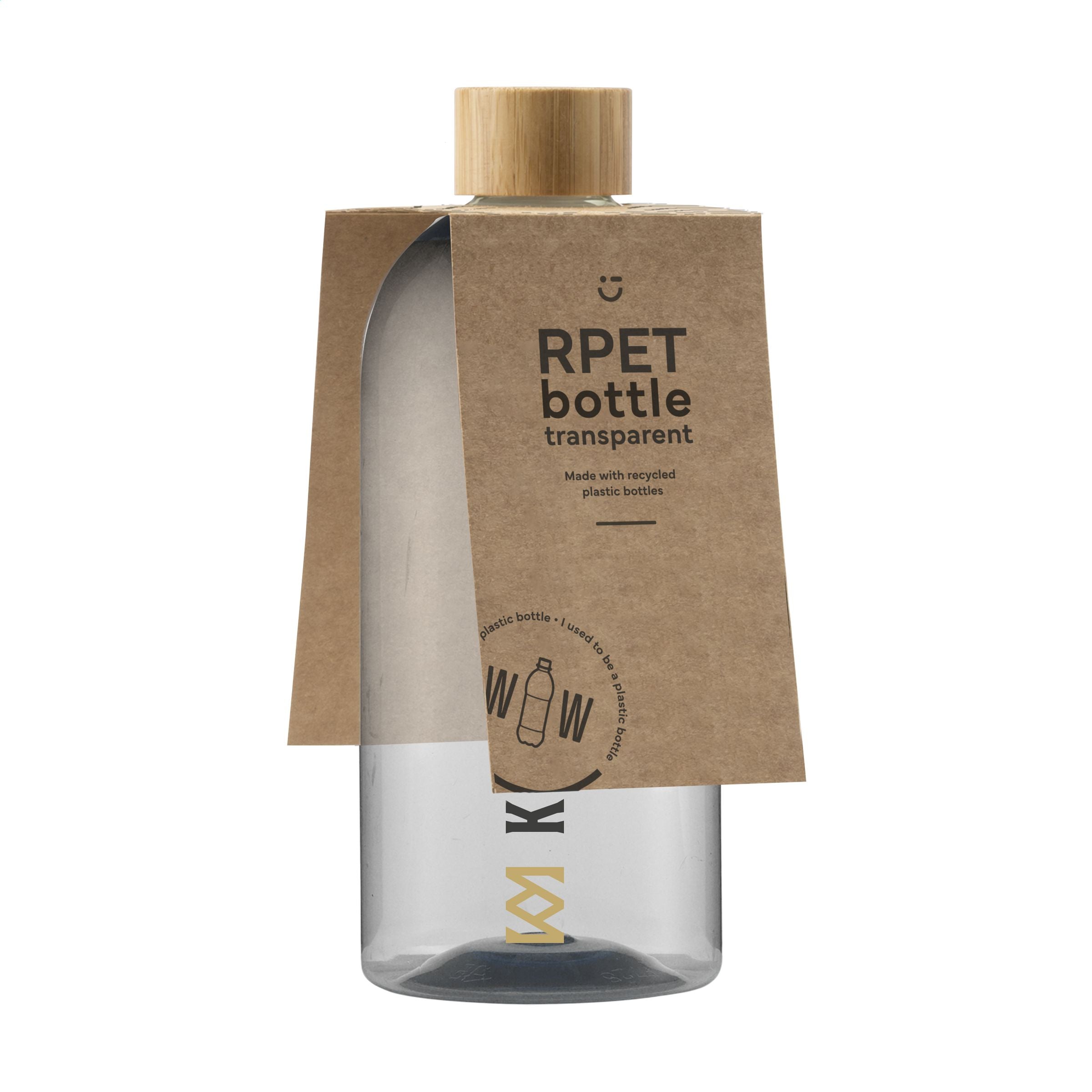 RPET Bottle 500 ml Wasserflasche - Schwarz