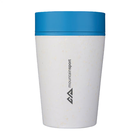 Circular&Co Recycled Coffee Cup 227 ml Kaffeebecher - White/Pacific Blue