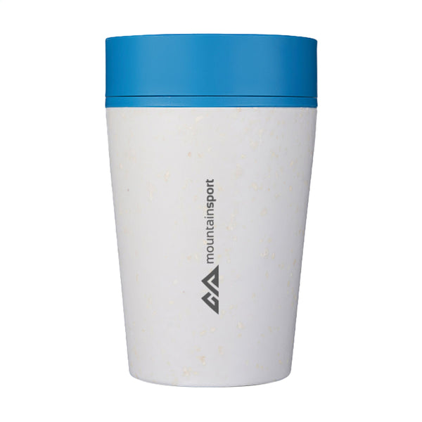 Circular&Co Recycled Coffee Cup 227 ml Kaffeebecher - White/Pacific Blue