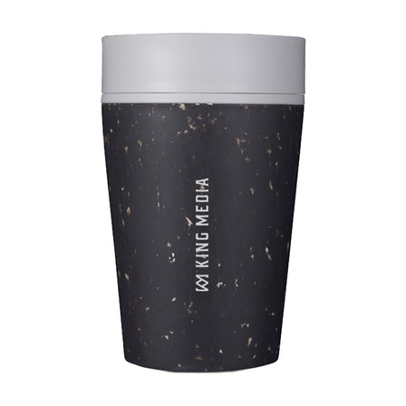 Circular&Co Recycled Coffee Cup 227 ml Kaffeebecher - Grau/Weiβ