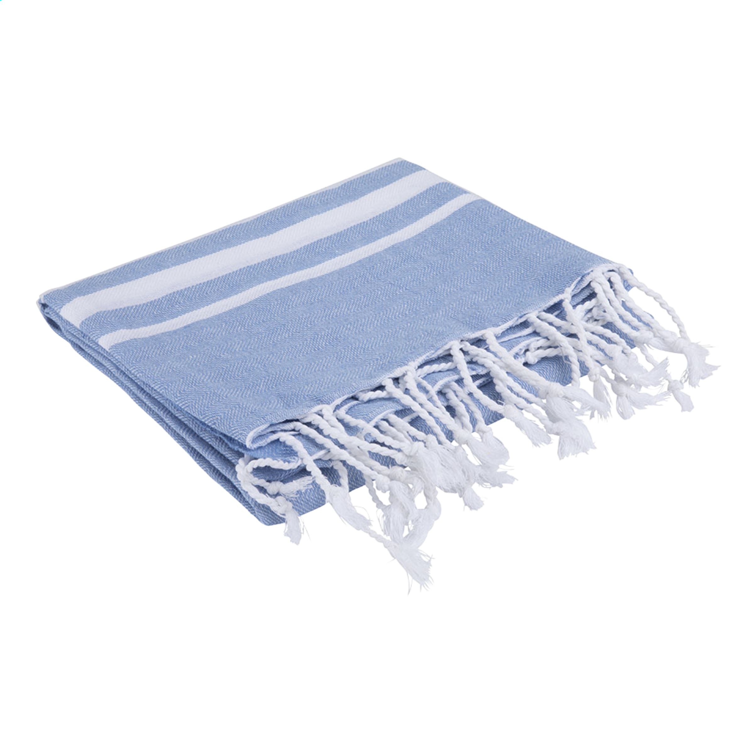 Oxious Hammam Towels - Vibe Luxury stripe Hamam-Tuch - Hellblau