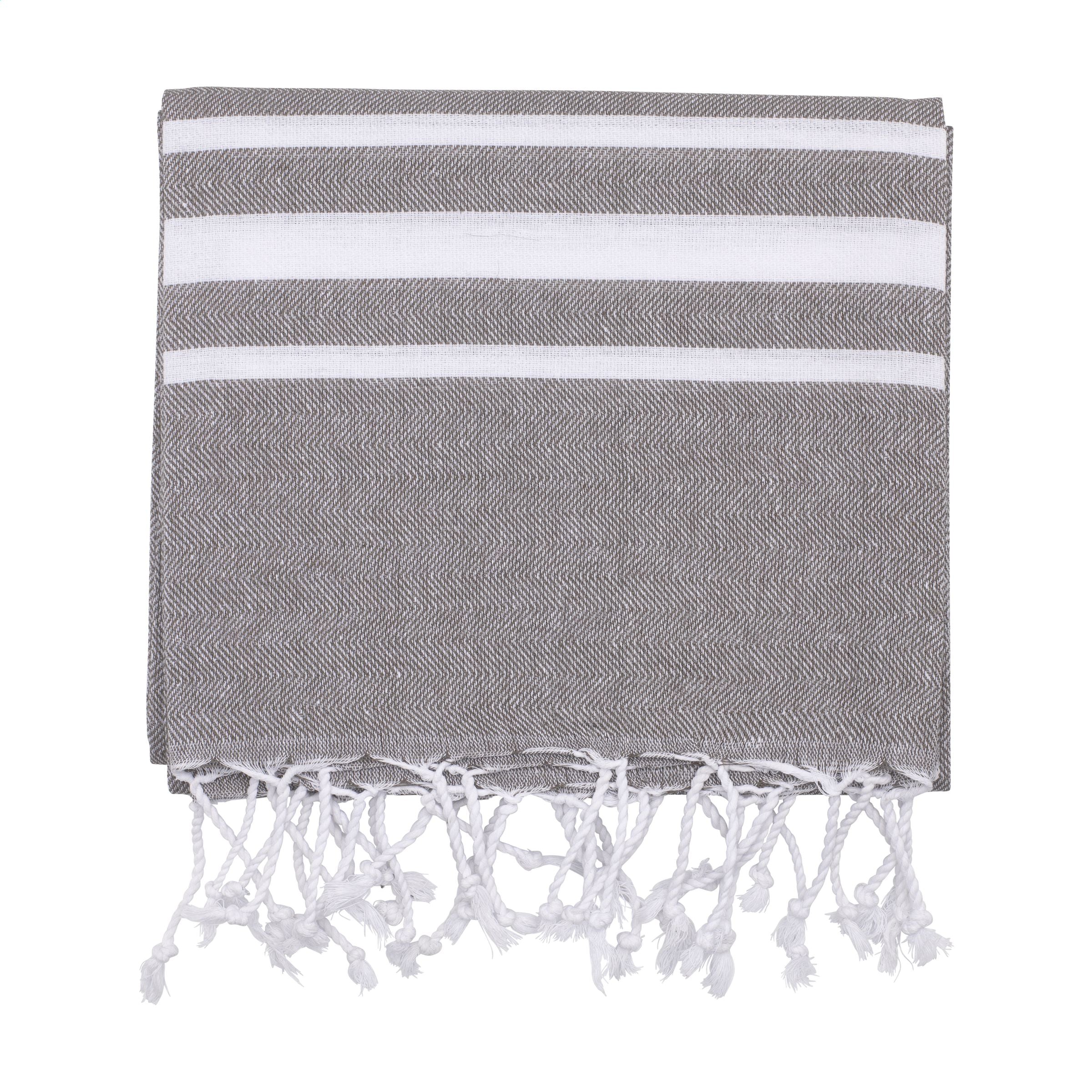 Oxious Hammam Towels - Vibe Luxury stripe Hamam-Tuch - Khaki