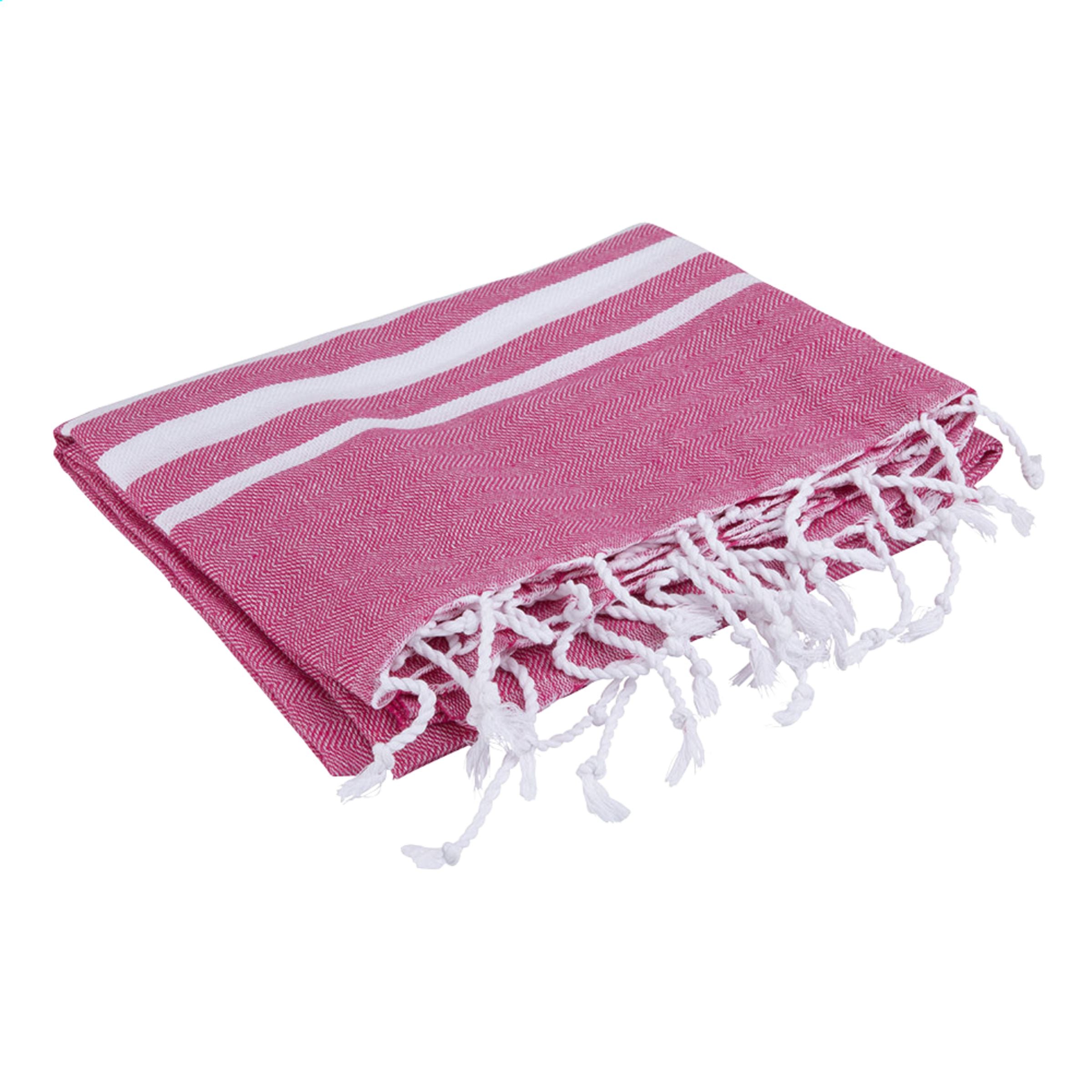 Oxious Hammam Towels - Vibe Luxury stripe Hamam-Tuch - Rosa