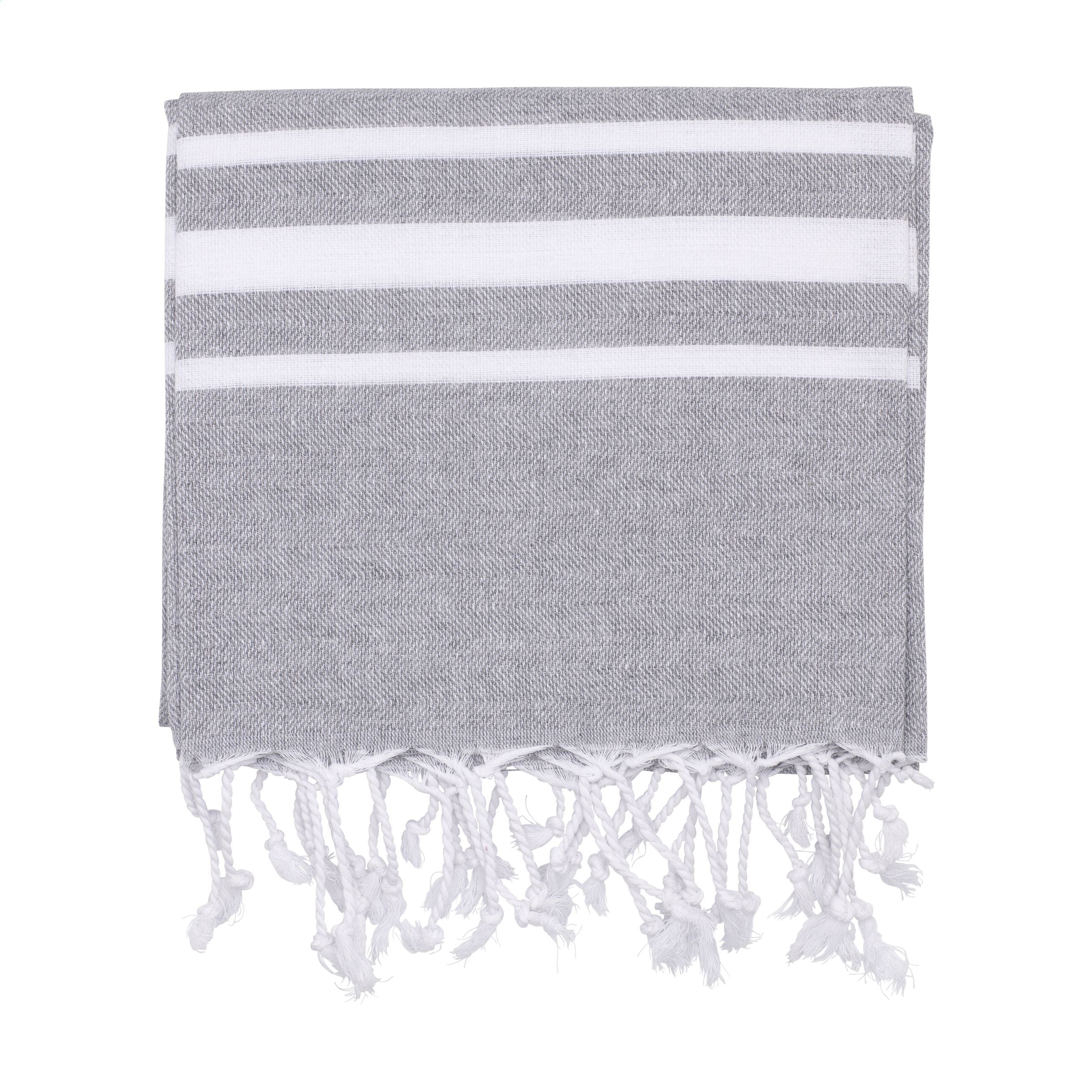 Oxious Hammam Towels - Vibe Luxury stripe Hamam-Tuch - Grau