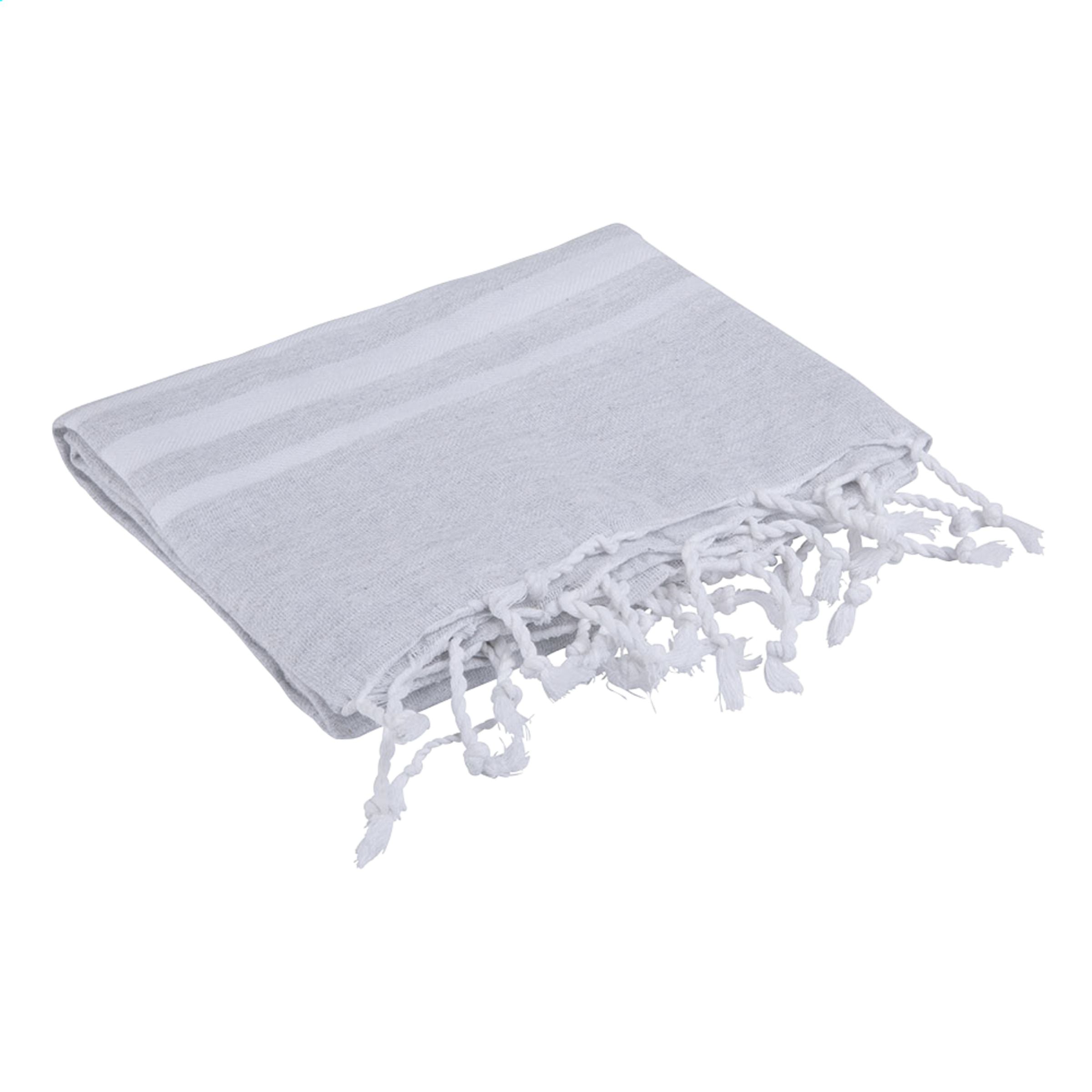 Oxious Hammam Towels - Vibe Luxury stripe Hamam-Tuch - Hellgrau