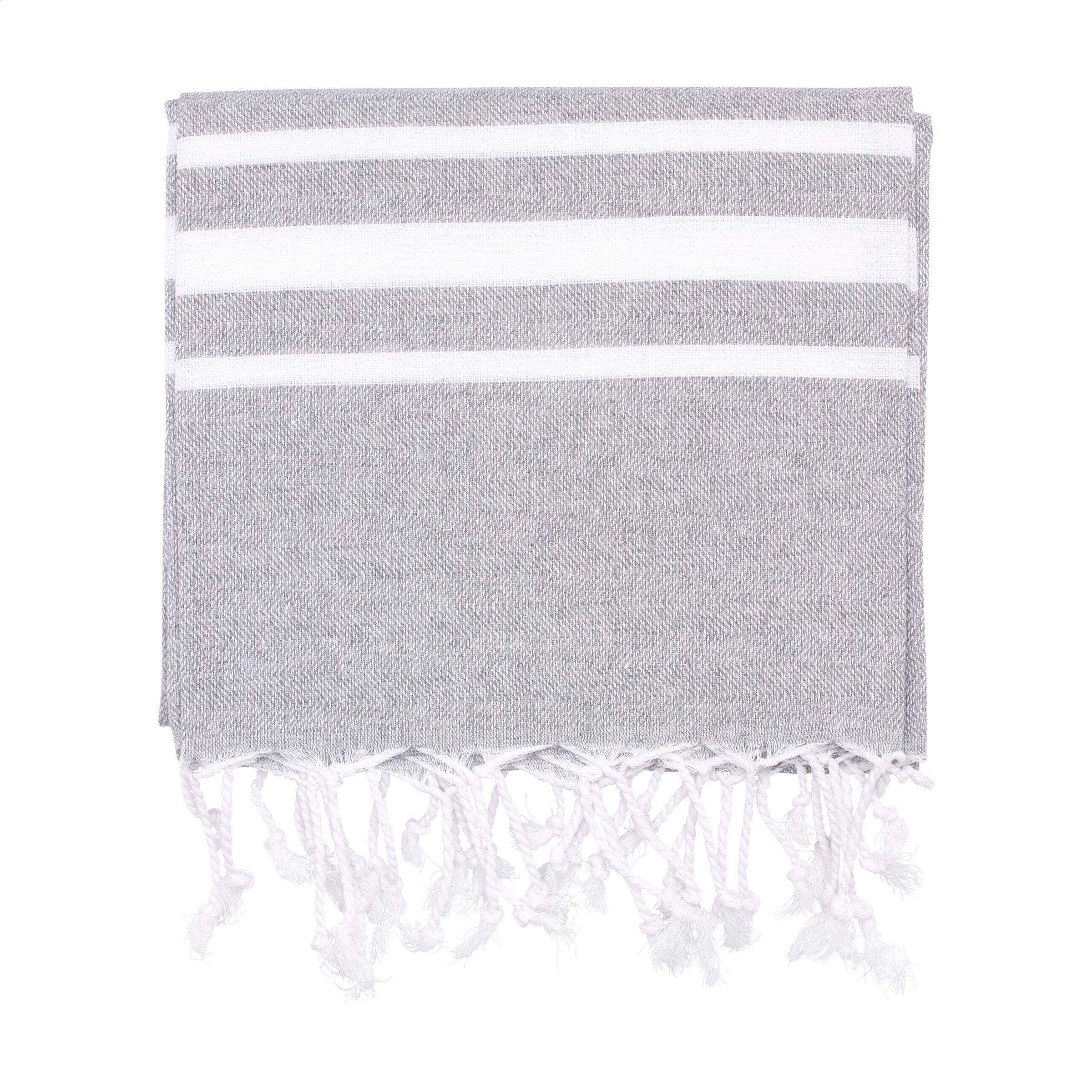 Oxious Hammam Towels - Vibe Luxury stripe Hamam-Tuch - Hellgrau