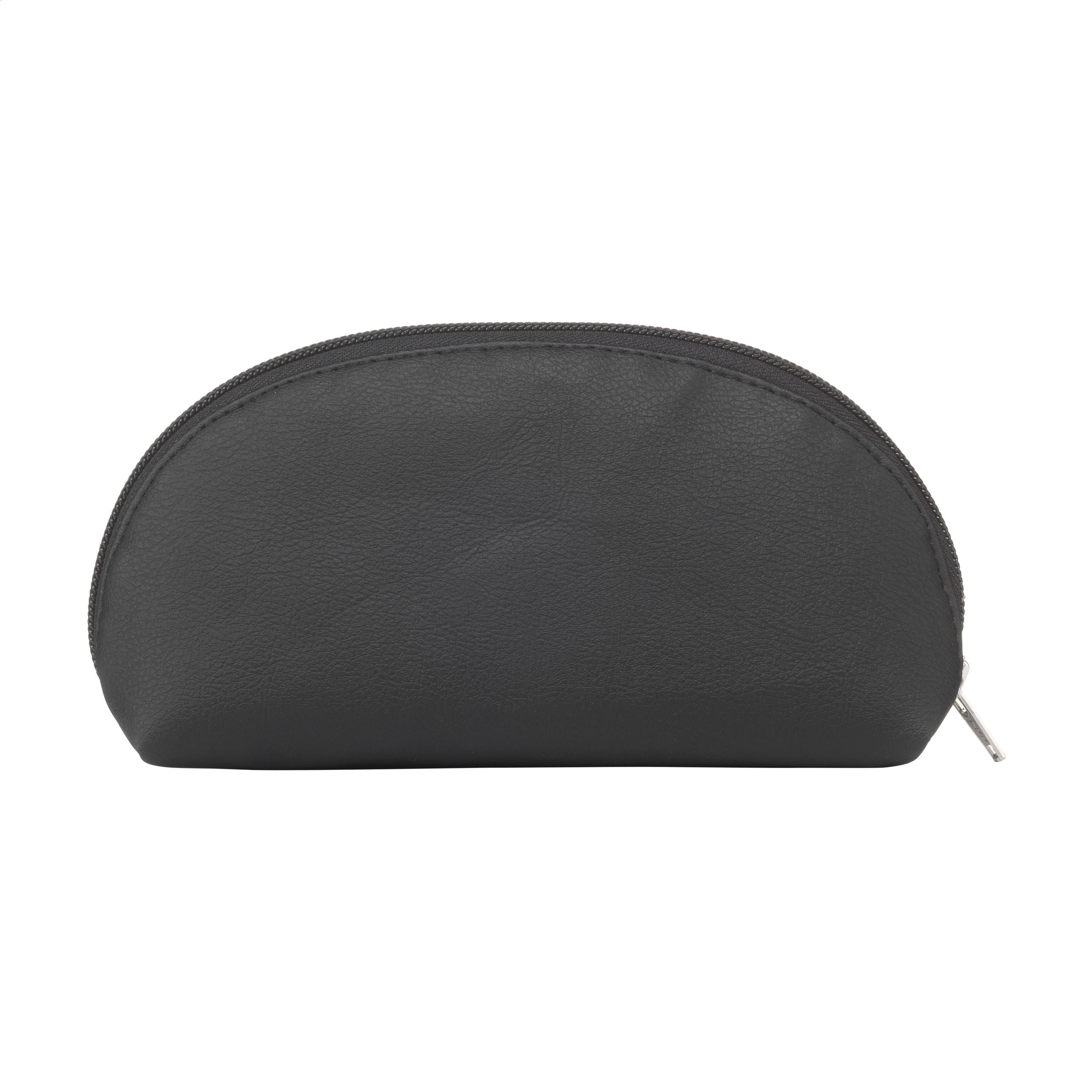 Apple Leather Toiletry Bag Kulturbeutel - Schwarz