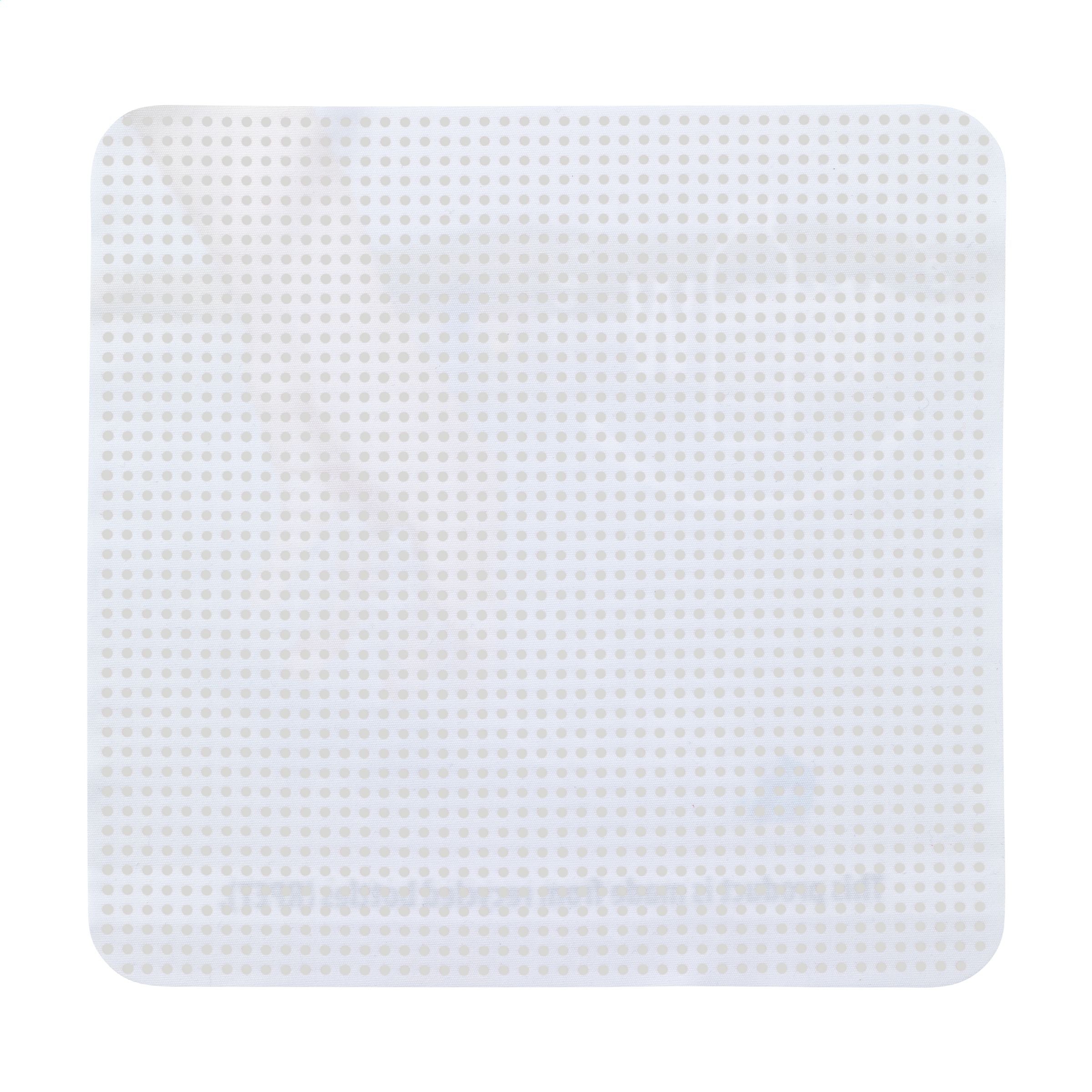 RPET MousePad Cleaner Anti-Slip Mauspad - Weiß