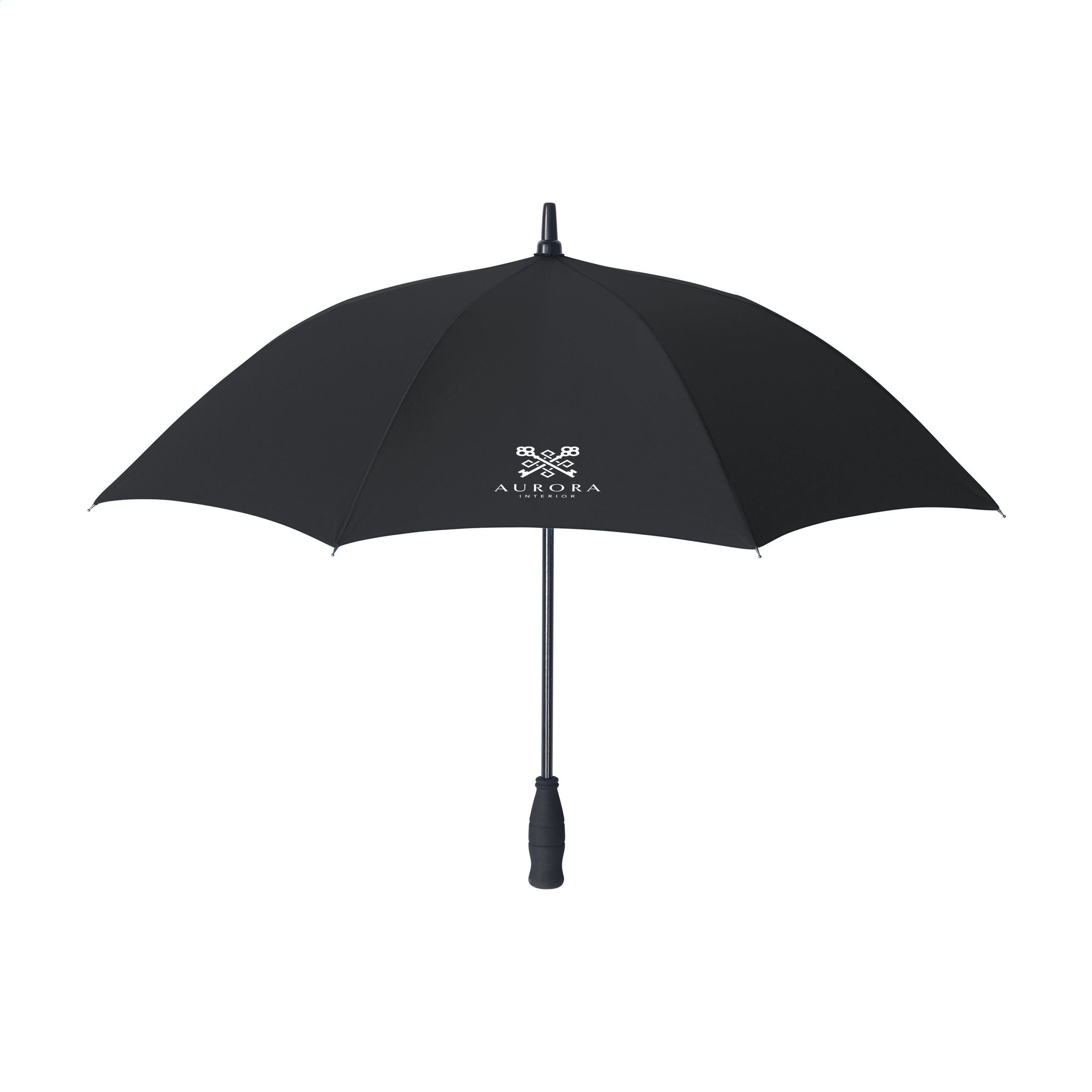 RPET Umbrella Regenschirm 23,5 inch - Schwarz