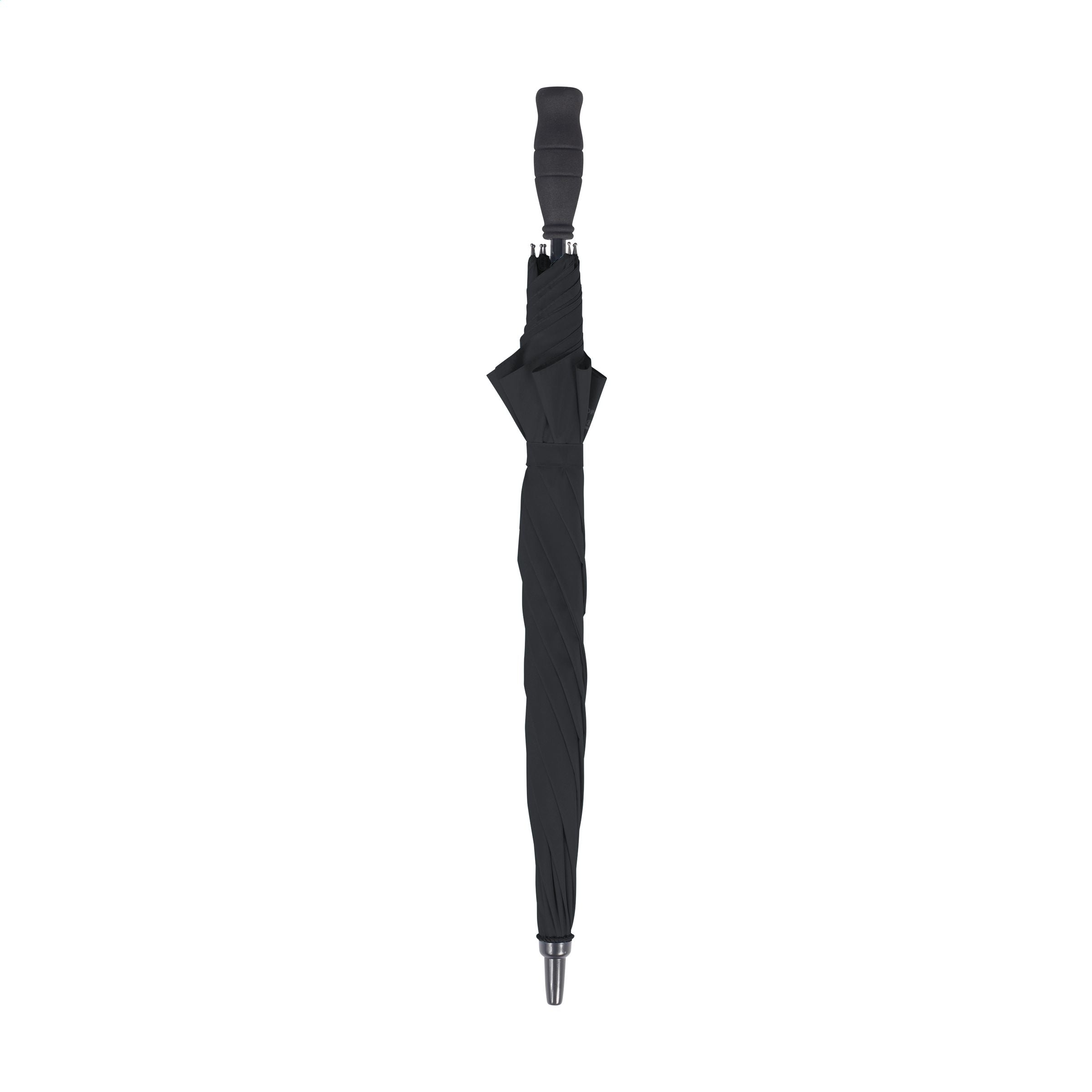 RPET Umbrella Regenschirm 23,5 inch - Schwarz